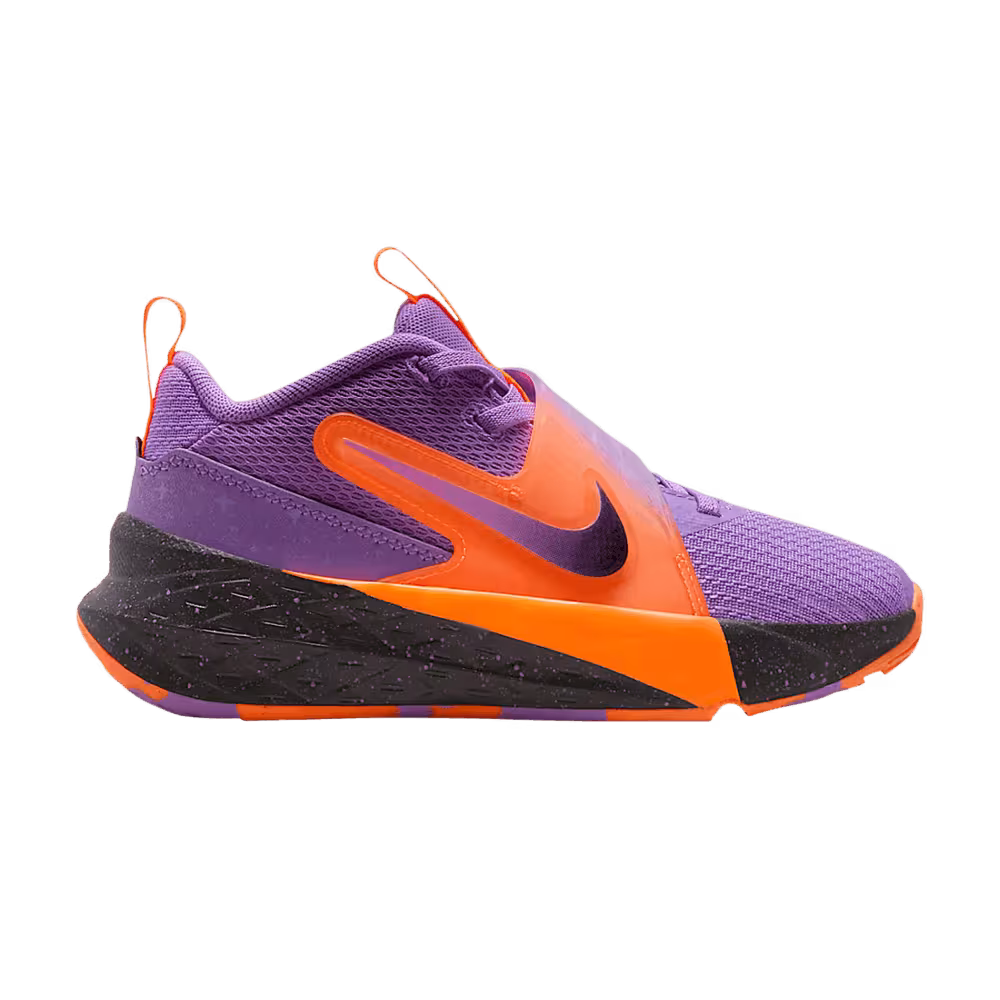 Nike Team Hustle D12 PS Bright Violet Total Orange Cool Grey Black