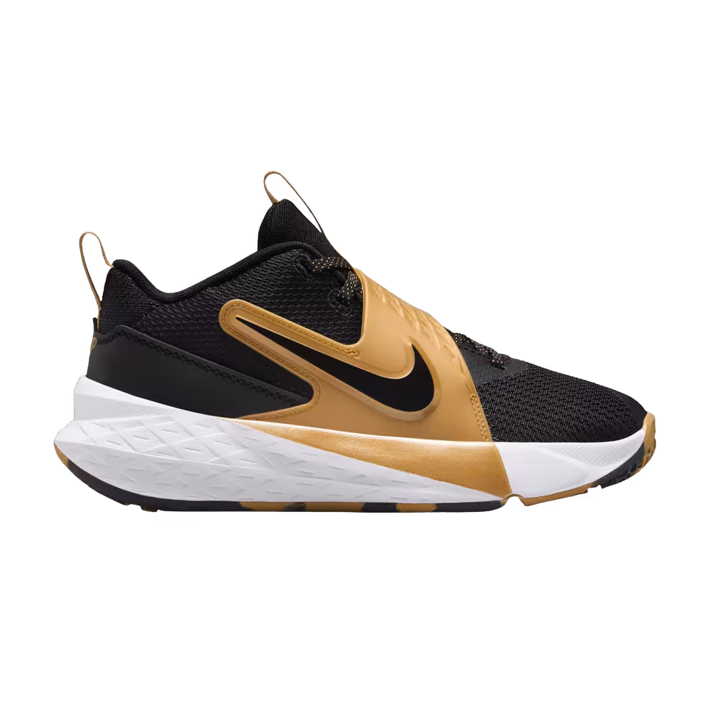 Nike Team Hustle D12 GS Black Metallic Gold