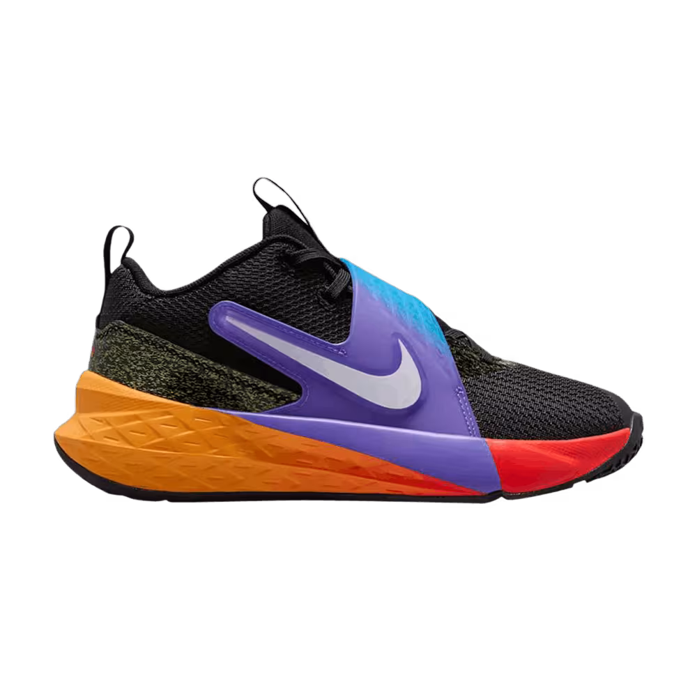 Nike Team Hustle D12 GS Black Laser Orange Action Grape