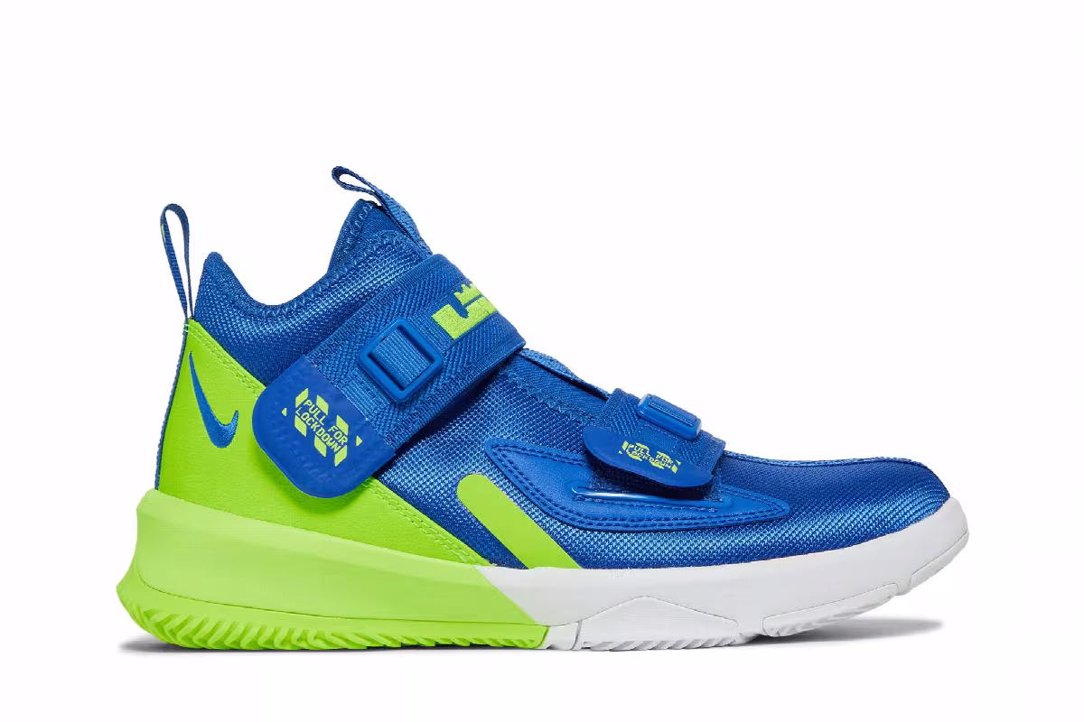 Nike LeBron Soldier 13 GS Game Royal Volt, view 2