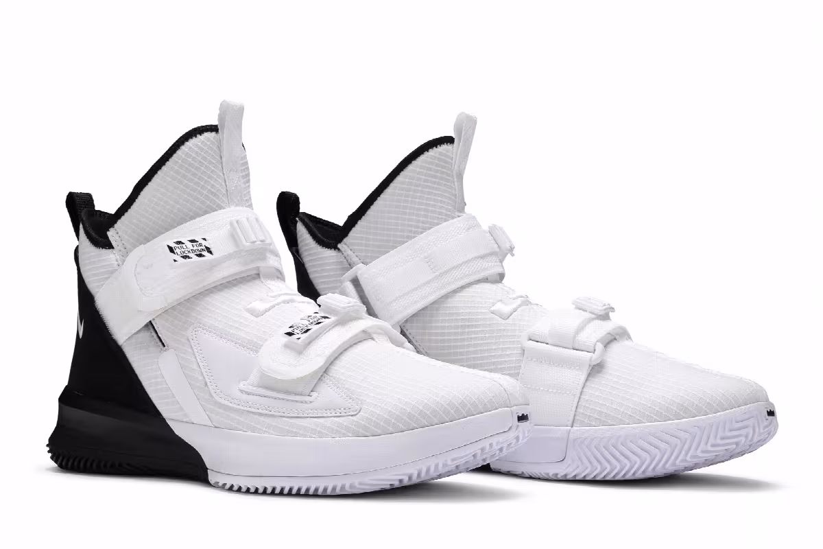 Nike LeBron Soldier 13 SFG White Black, view 9