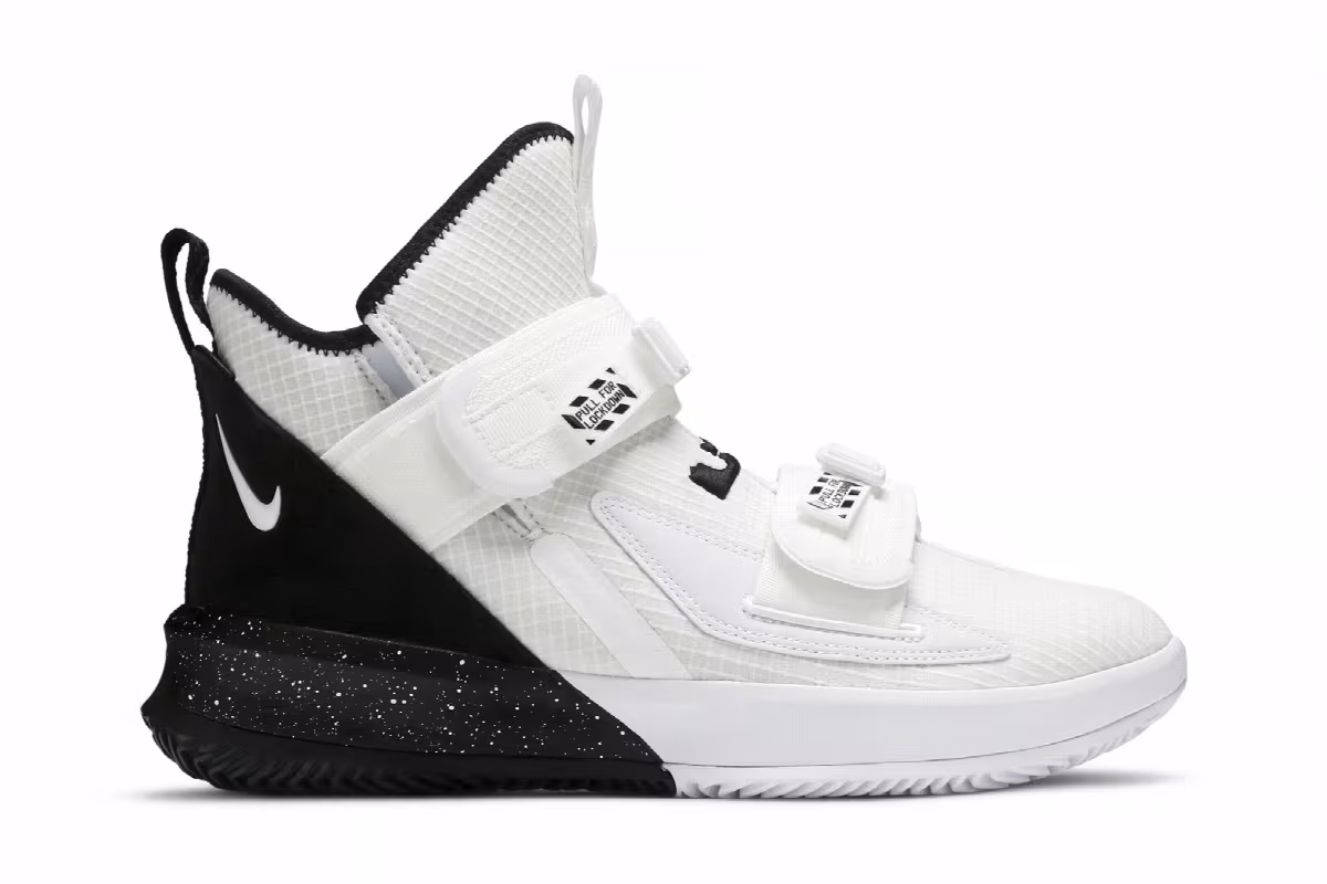 Nike LeBron Soldier 13 SFG TB White Black, view 2