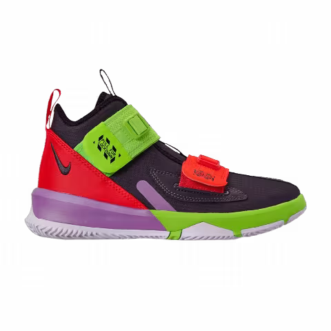 Nike LeBron Soldier 13 GS 'Thunder Grey Crimson Green'