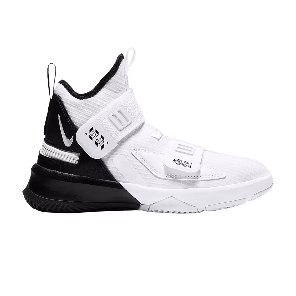 Nike LeBron Soldier 13 Flyease PS White Black