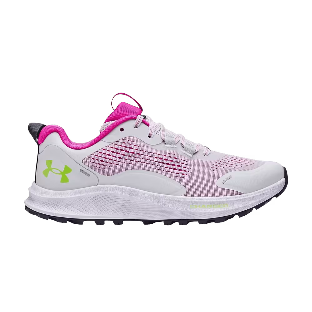 Under Armour Women's Charged Bandit Trail 2 White Rebel Pink