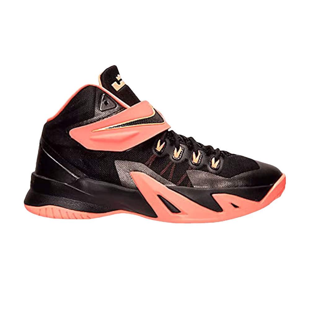Nike LeBron Soldier 8 GS Black Bright Mango
