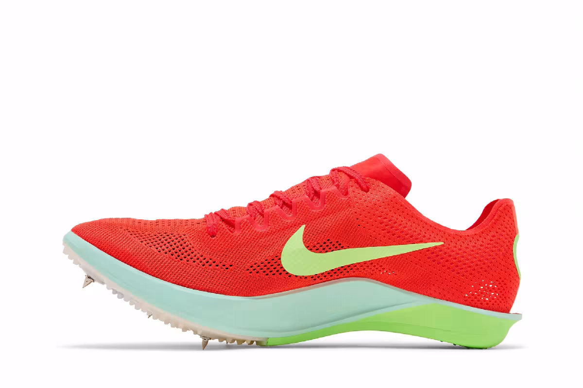 Nike ZoomX Dragonfly 2 Bright Crimson Lime Blast, view 4