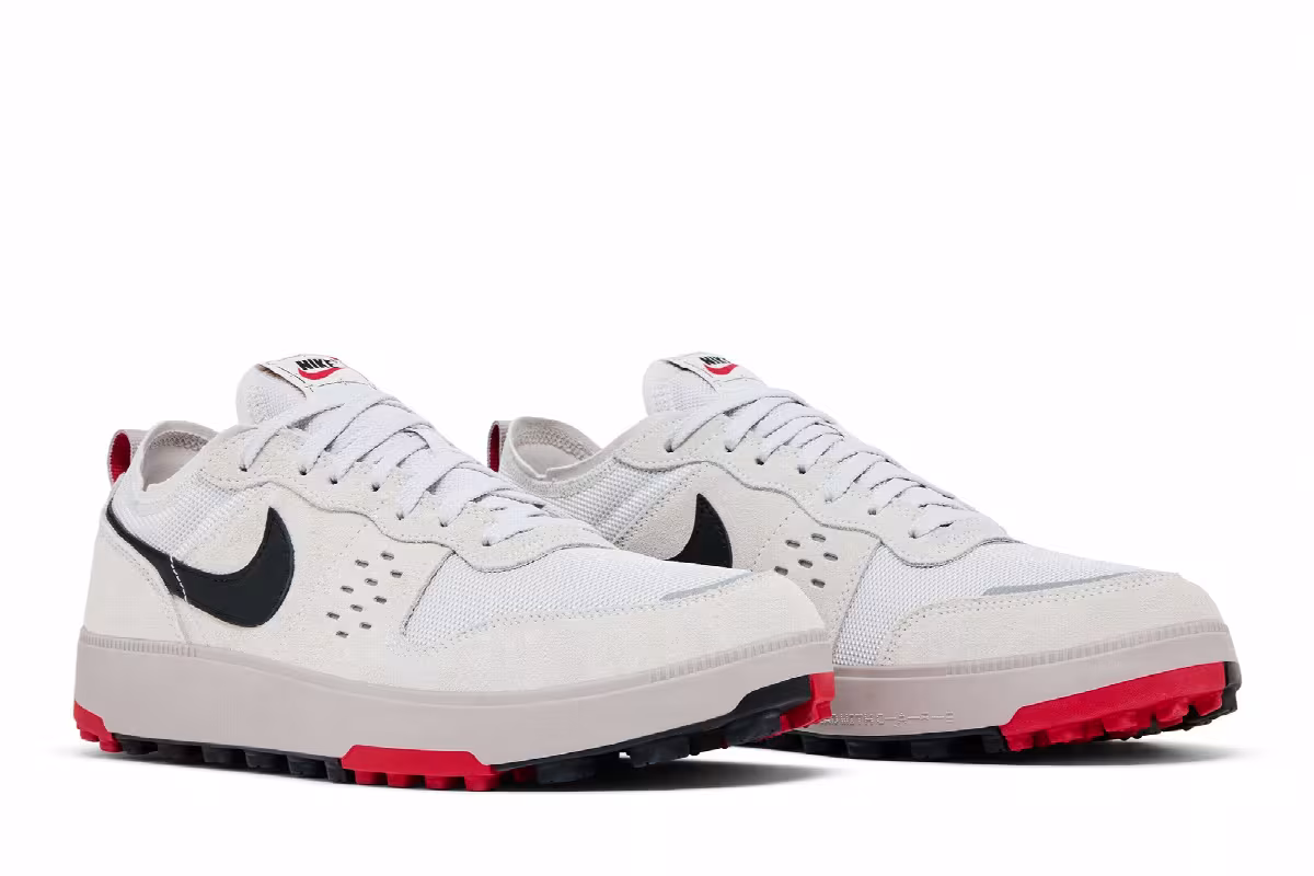Nike C1TY College Grey Fire Red Black, view 9