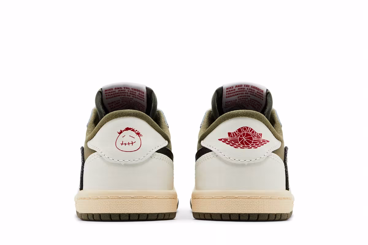 Travis Scott x Air Jordan 1 Low OG SP TD Reverse Olive / Medium Olive, view 7