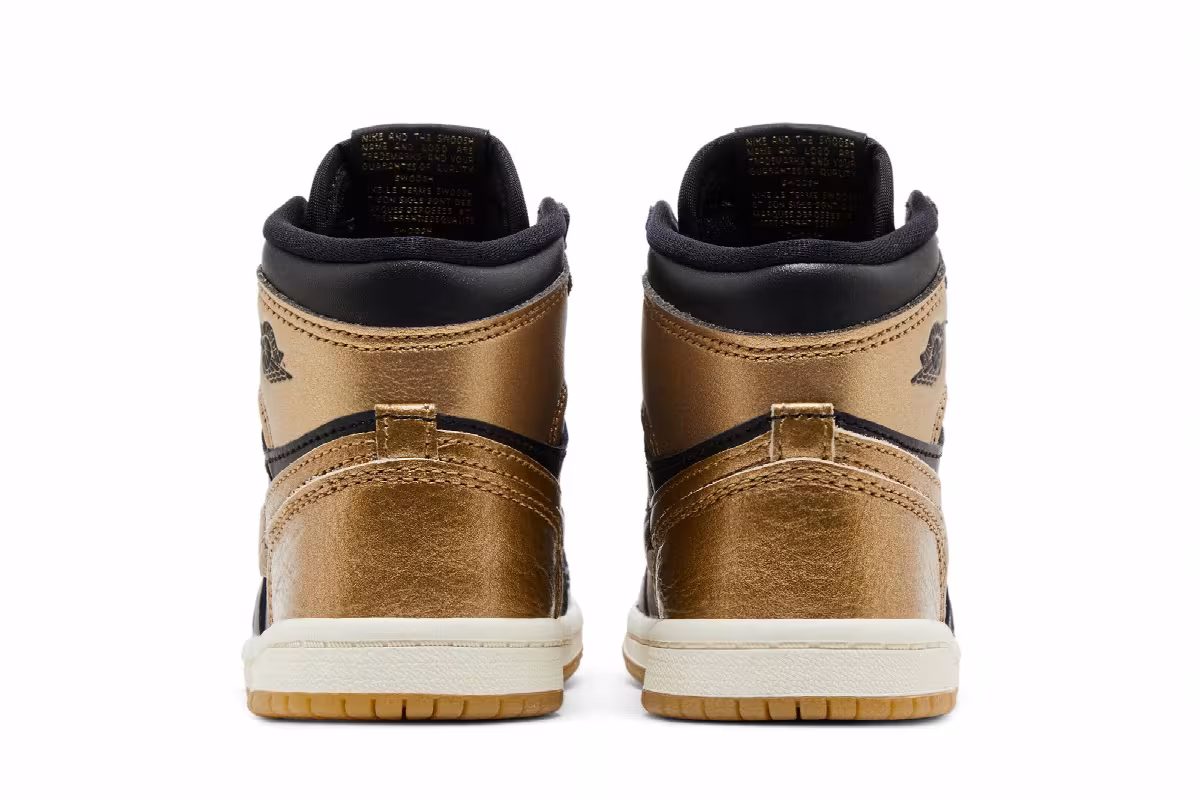 Air Jordan 1 High OG TD Black Gold, view 7