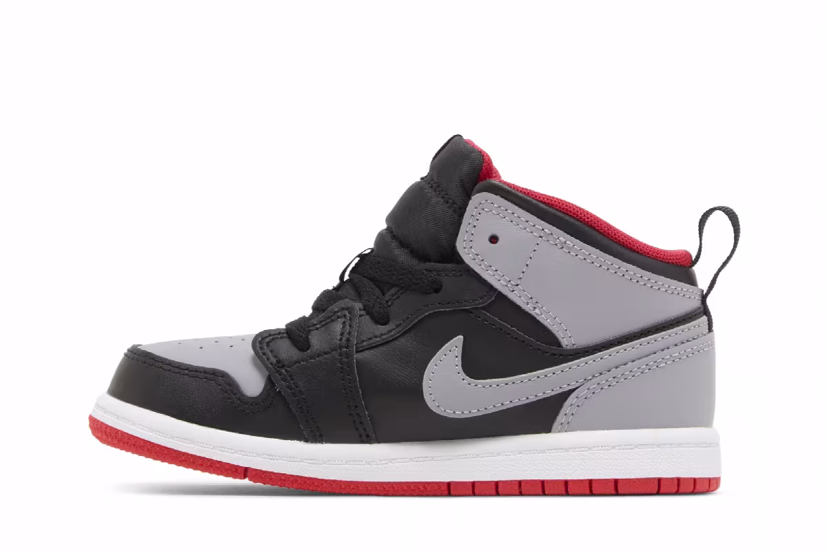 Air Jordan 1 Mid TD Bred Shadow, view 4