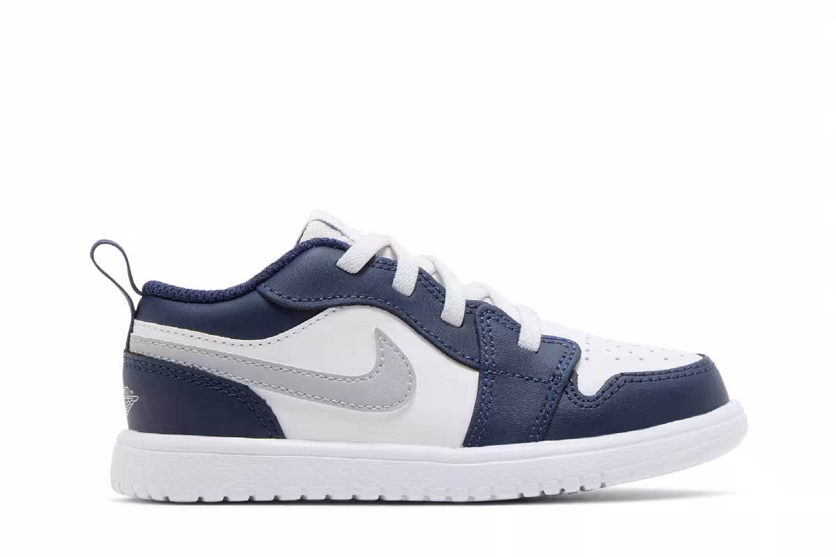 Air Jordan 1 Low ALT TD Midnight Navy Wolf Grey, view 2