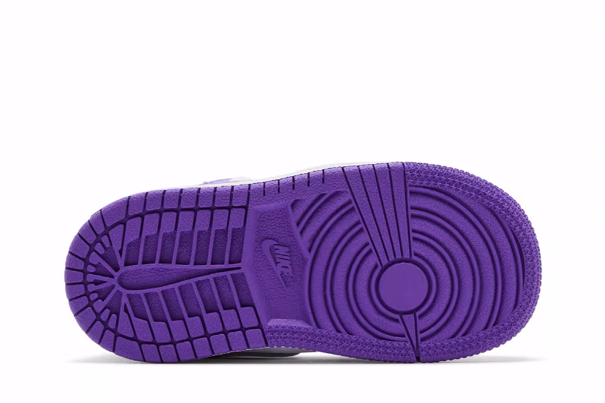 Air Jordan 1 Mid TD Purple Venom, view 5