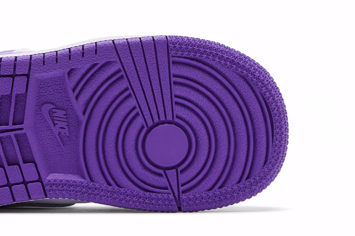 Air Jordan 1 Mid TD Purple Venom, view 6