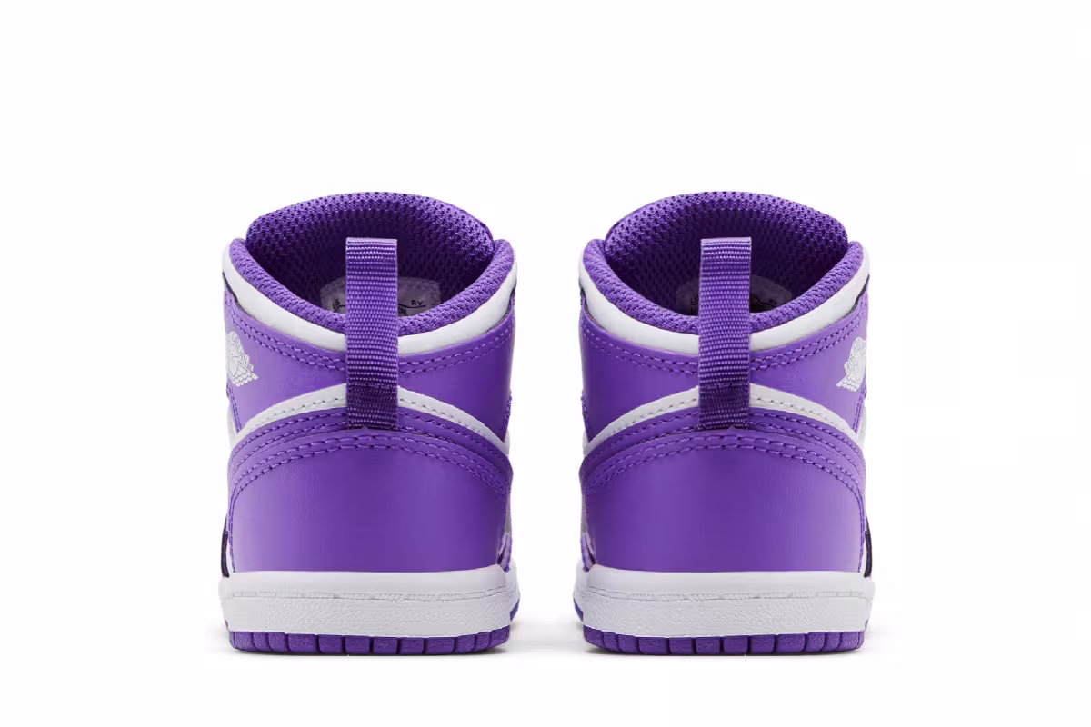 Air Jordan 1 Mid TD Purple Venom, view 7