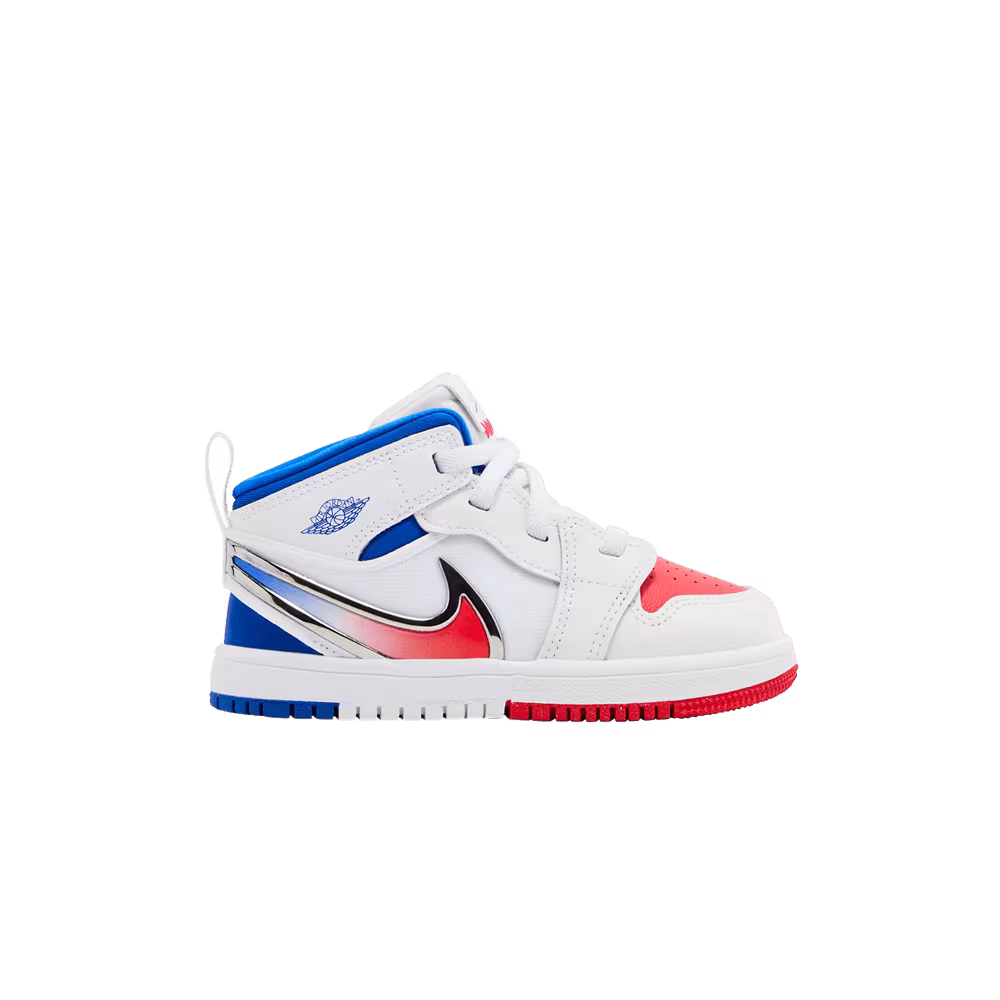 Air Jordan 1 Mid RM EasyOn TD White Racer Blue Red