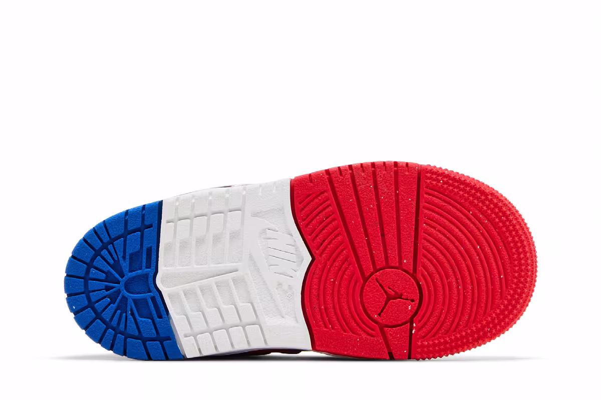 Air Jordan 1 Mid RM EasyOn TD White Racer Blue Red, view 5