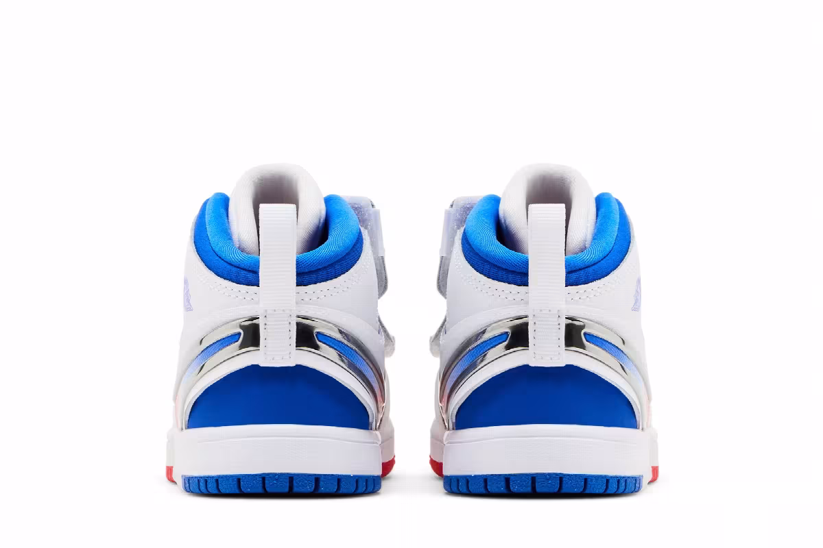 Air Jordan 1 Mid RM EasyOn TD White Racer Blue Red, view 7