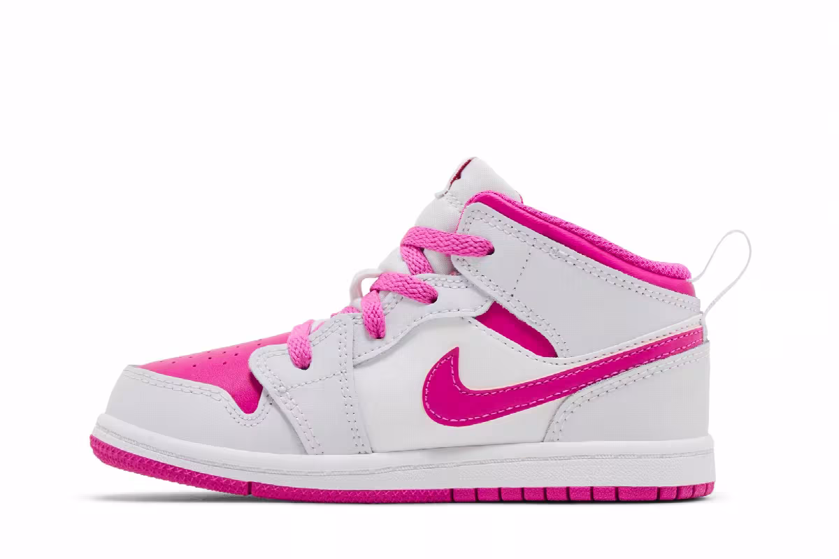 Air Jordan 1 Mid TD Fire Pink, view 4