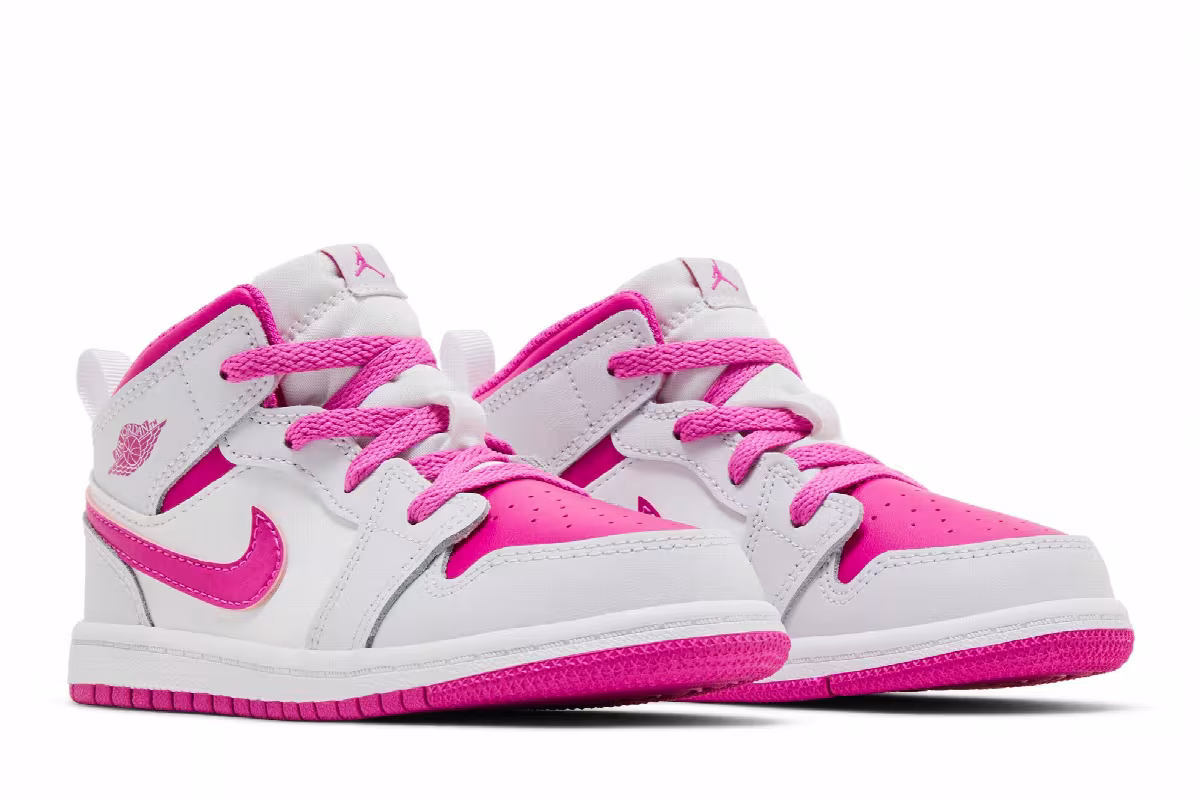 Air Jordan 1 Mid TD Fire Pink, view 9