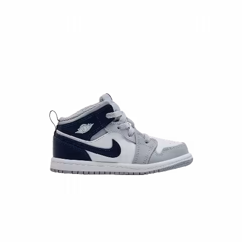 Air Jordan 1 Mid TD 'Wolf Grey Midnight Navy'
