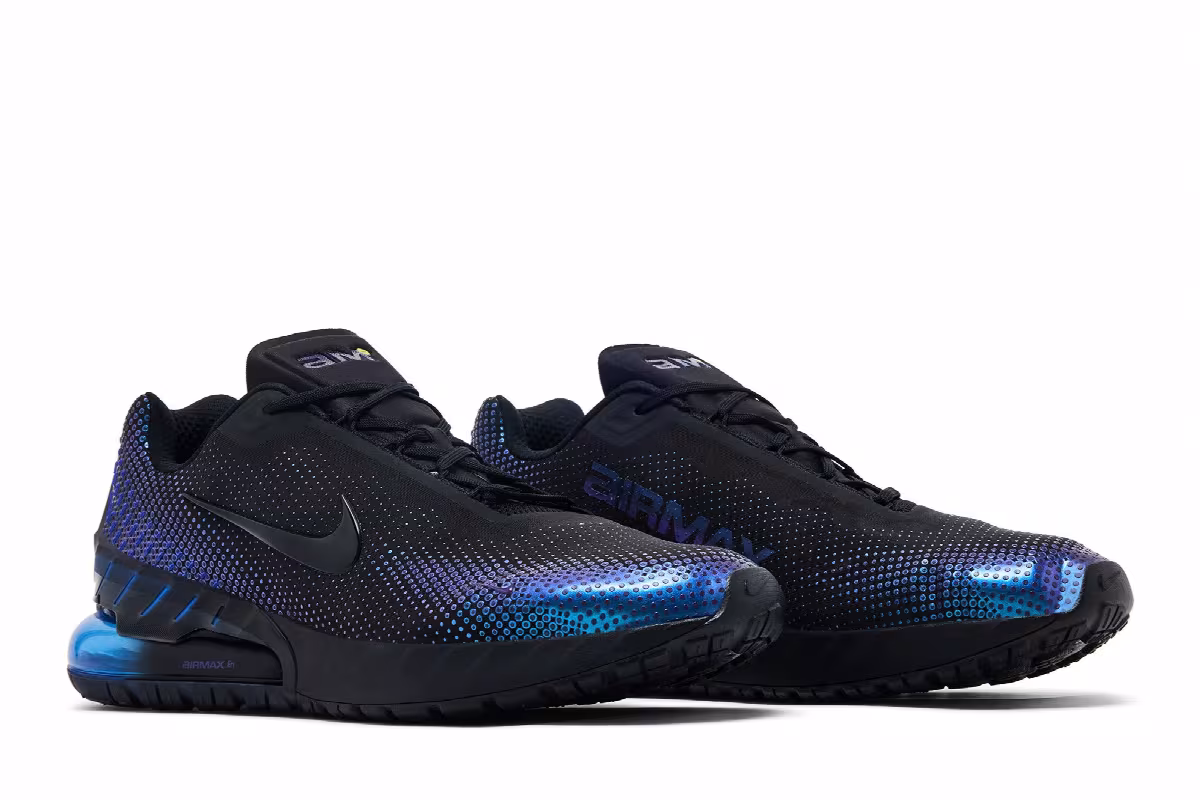 Nike Air Max Phoenix Black Deep Royal Blue, view 9