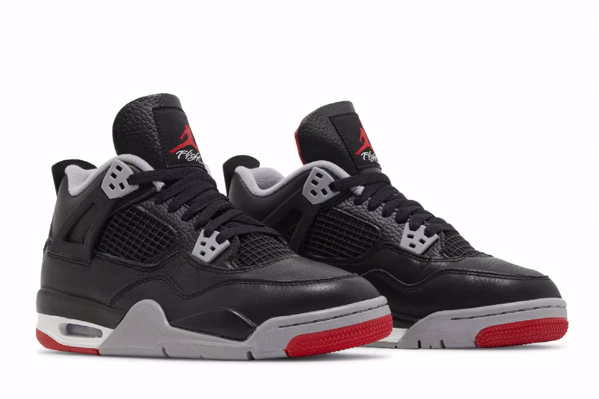 Air Jordan 4 GS Bred Reimagined, view 9
