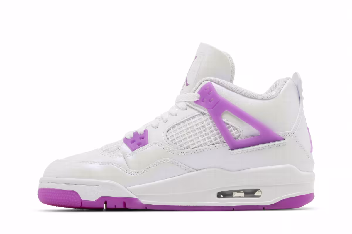 Air Jordan 4 GS Hyper Violet, view 4