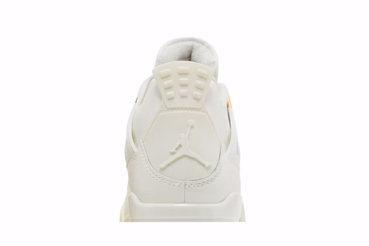 Women's Air Jordan 4 Metallic Gold, view 8