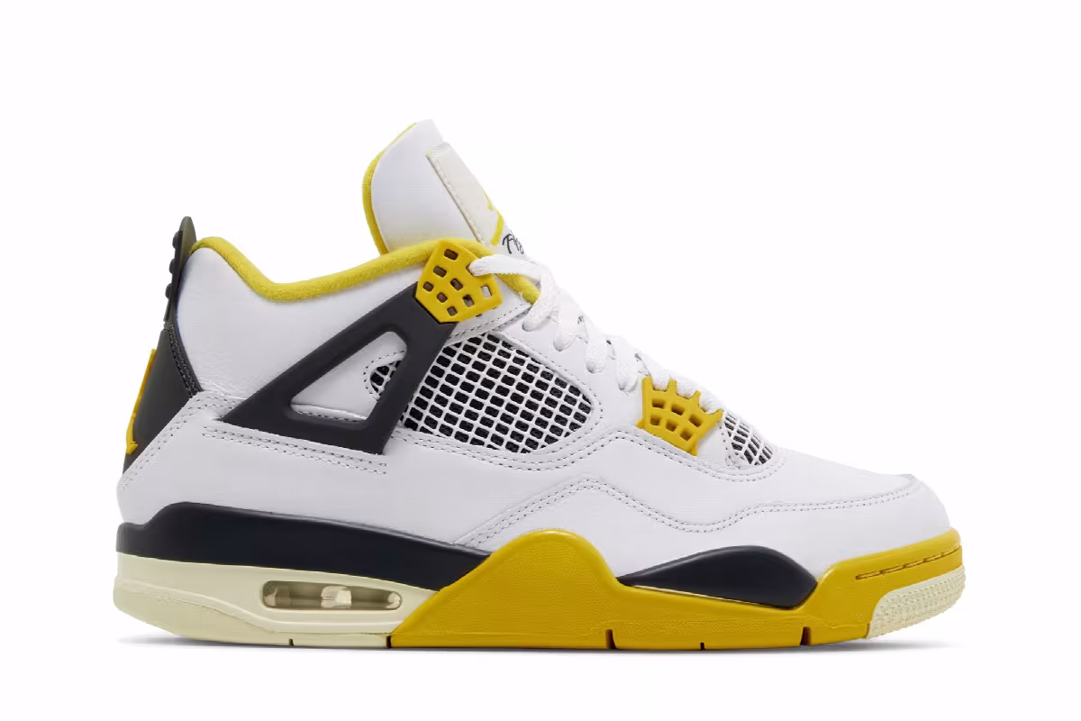Women's Air Jordan 4 Vivid Sulfur, view 2