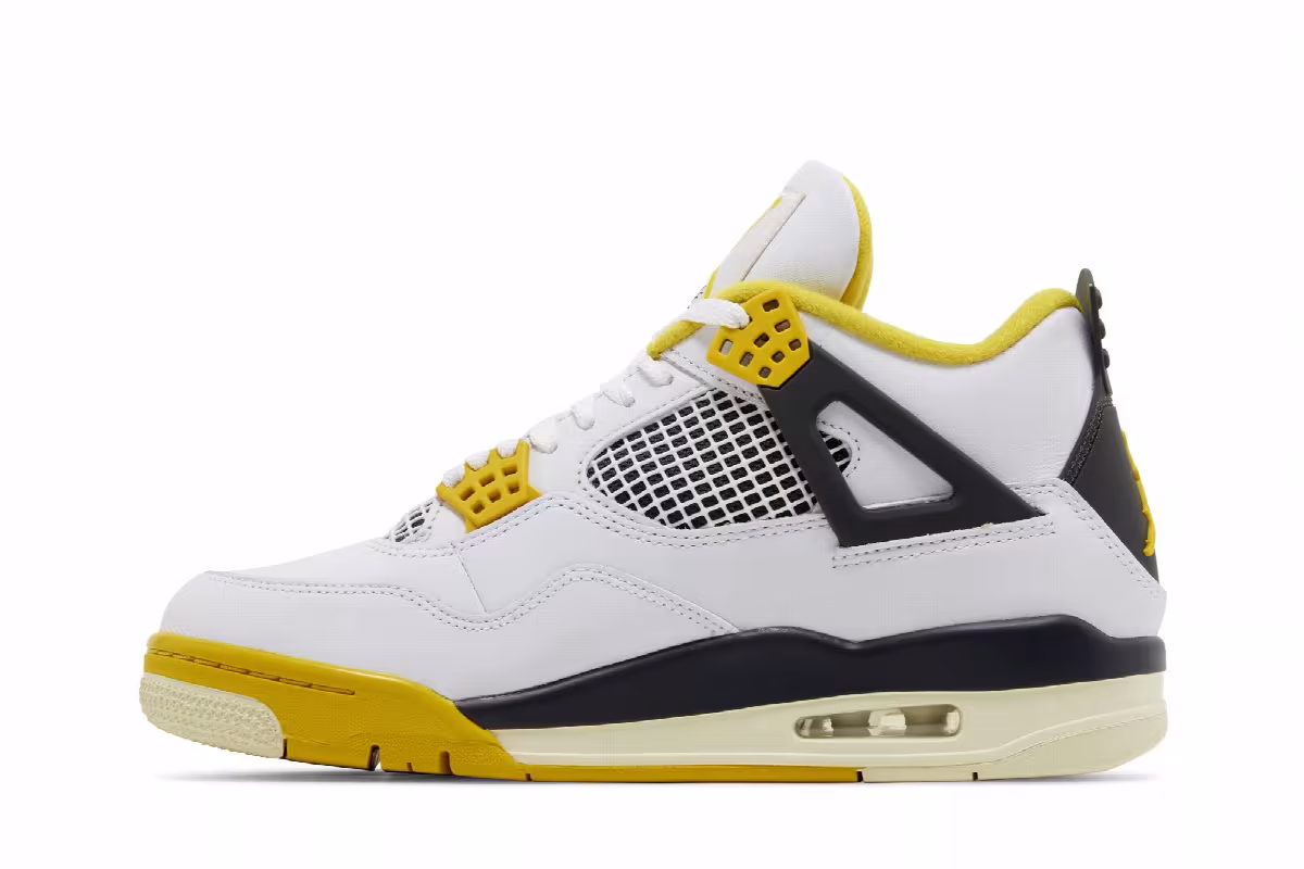 Women's Air Jordan 4 Vivid Sulfur, view 4