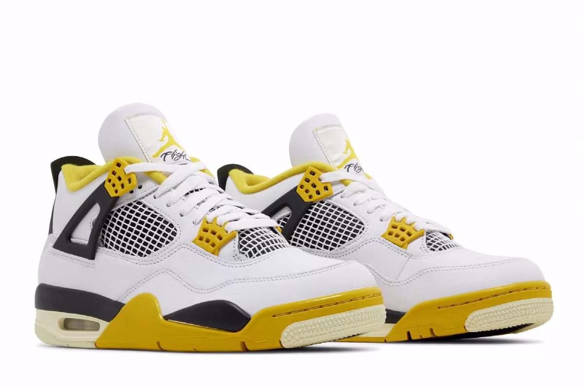 Women's Air Jordan 4 Vivid Sulfur, view 9