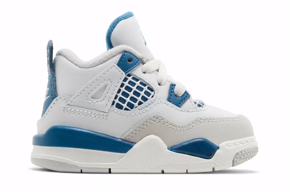 Air Jordan 4 TD Military Blue 2024, view 2