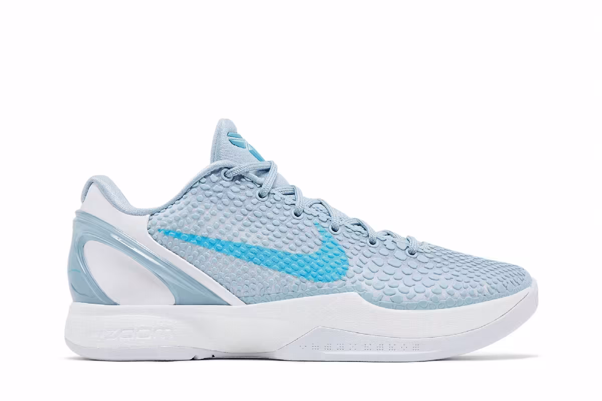 Caitlin Clark x Nike Zoom Kobe 6 Protro Light Armory Blue, view 2