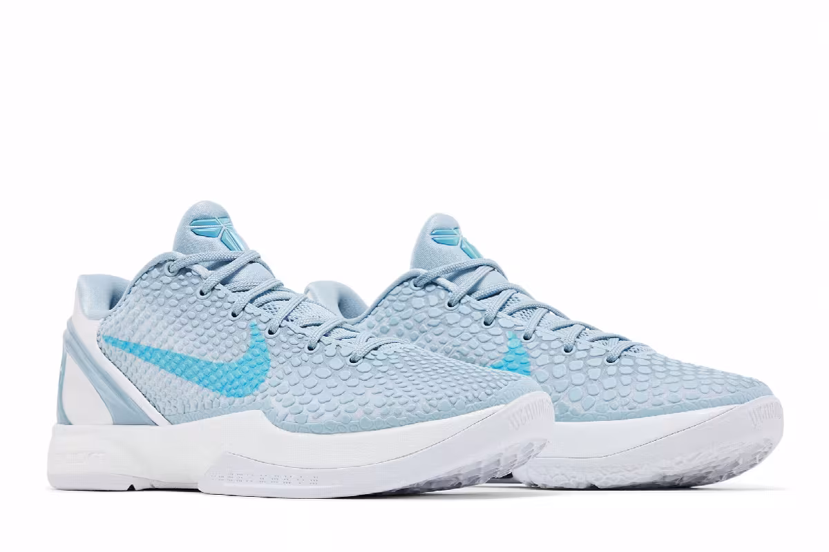 Caitlin Clark x Nike Zoom Kobe 6 Protro Light Armory Blue, view 9