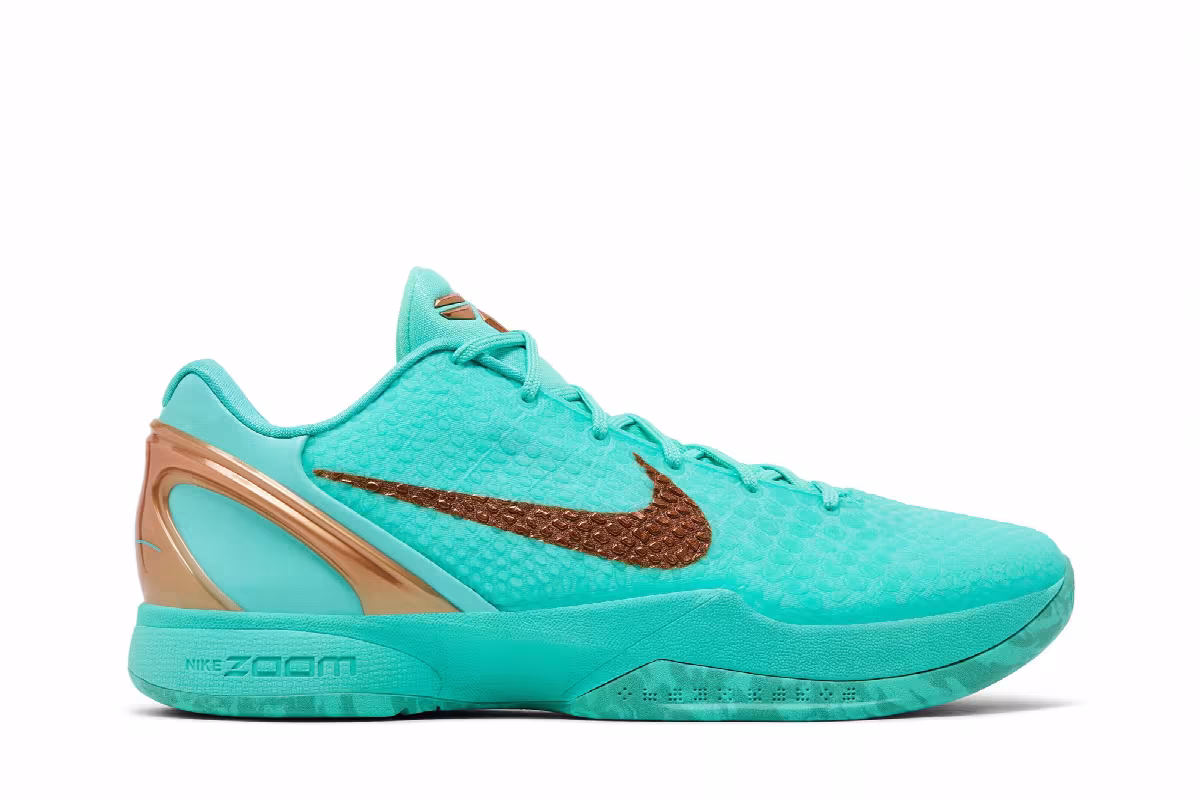 Jalen Brunson x Nike Zoom Kobe 6 Protro Statue of Liberty, view 2