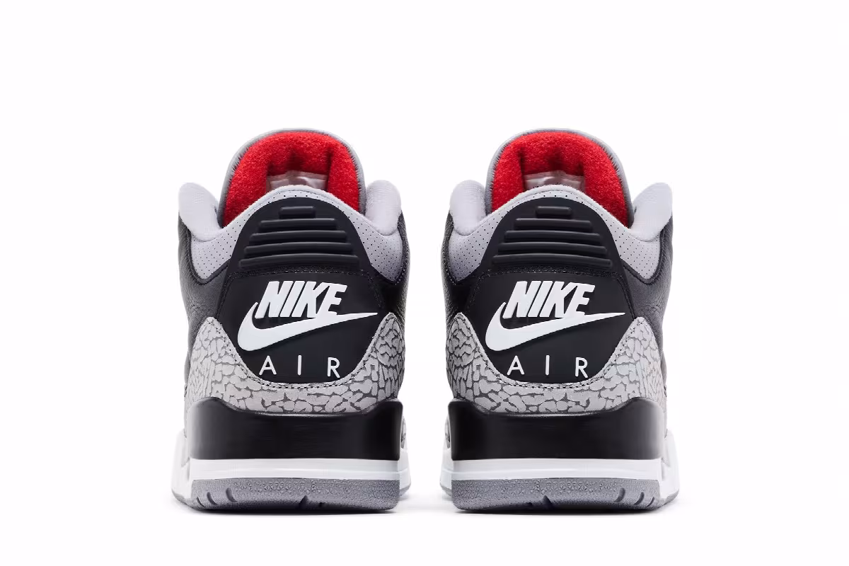 Air Jordan 3 OG Black Cement 2024, view 7