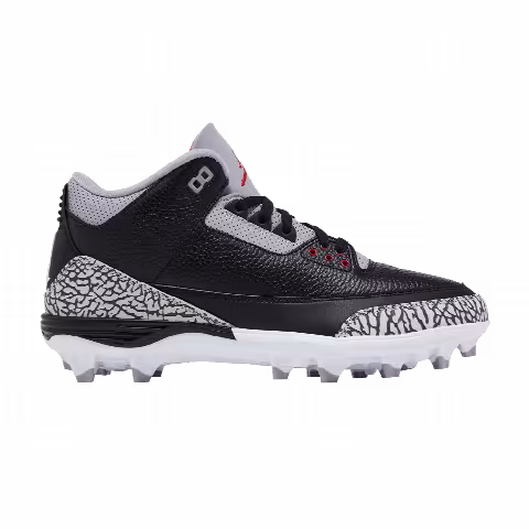 Air Jordan 3 Retro TD Cleat 'Black Cement'