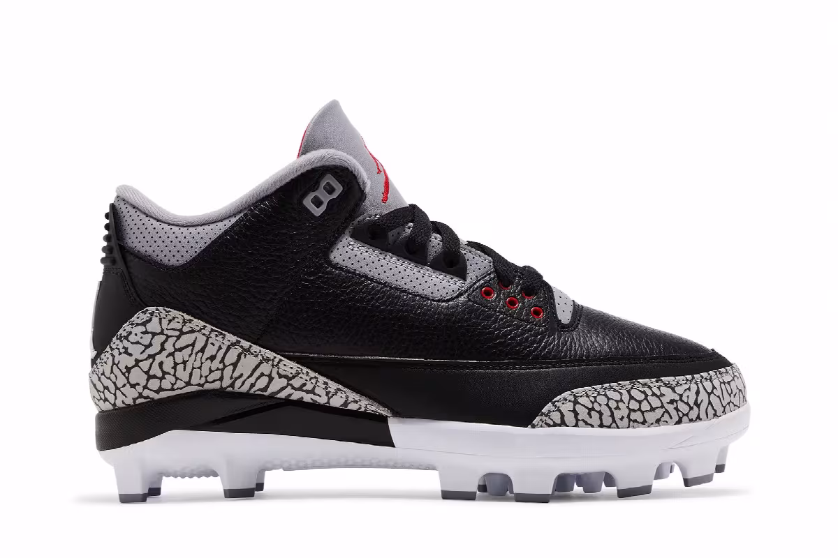 Air Jordan 3 MCS Black Cement, view 2