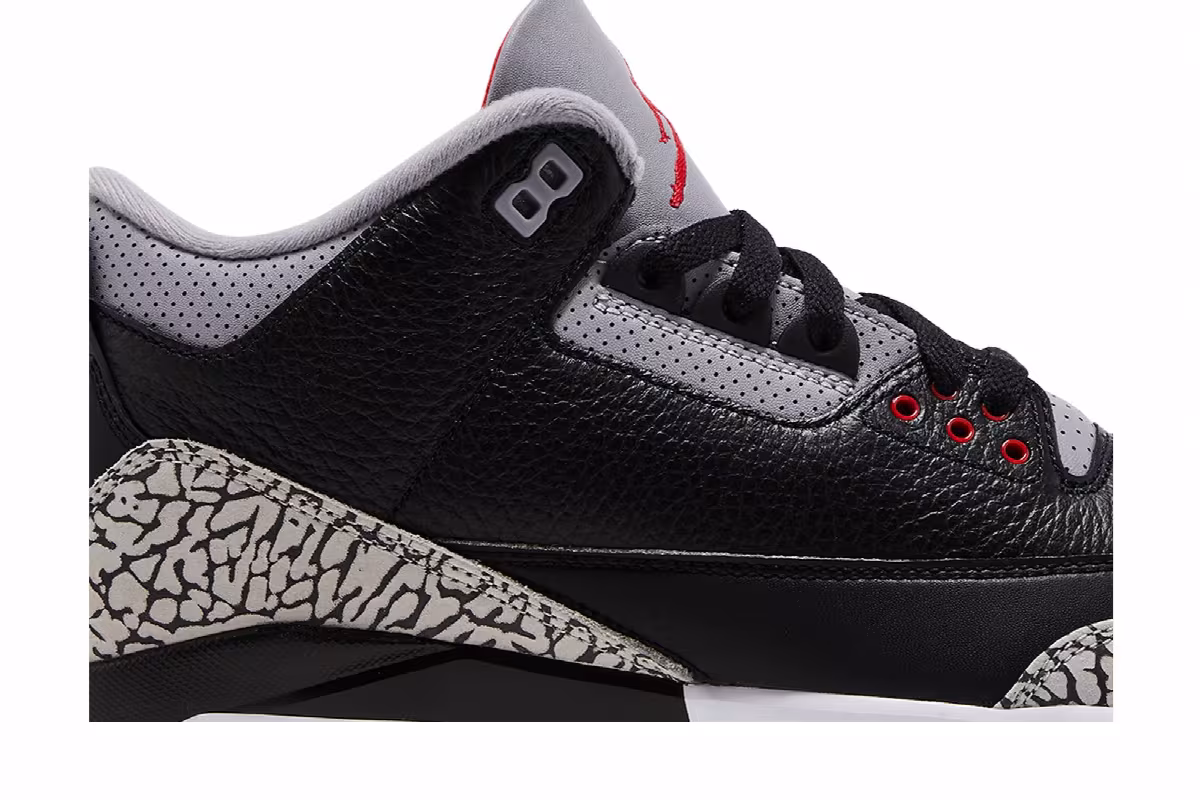 Air Jordan 3 MCS Black Cement, view 3