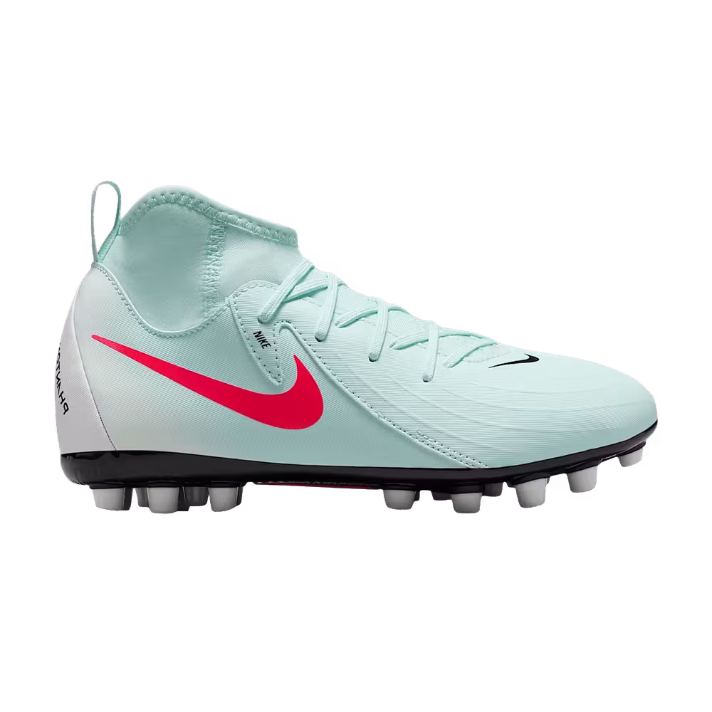 Nike Jr. Phantom Luna 2 Academy GS Mint/Off Noir/Atomic Red