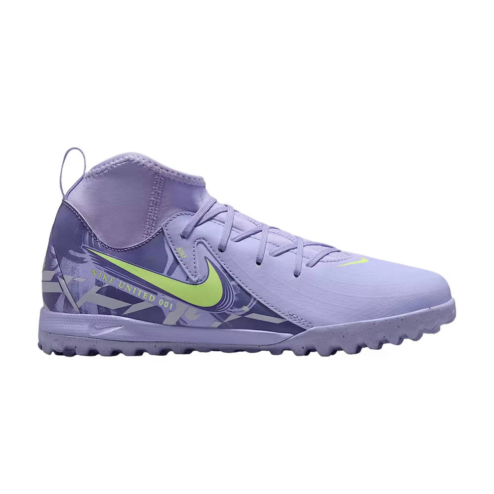 Nike United Jr. Phantom Luna 2 Academy GS Purple Agate/Barely Volt