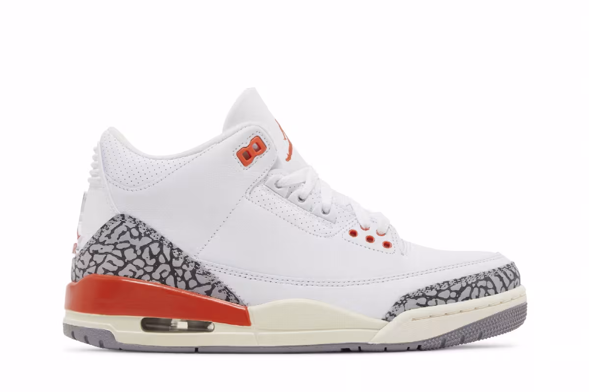 Women's Air Jordan 3 Georgia Peach, view 2