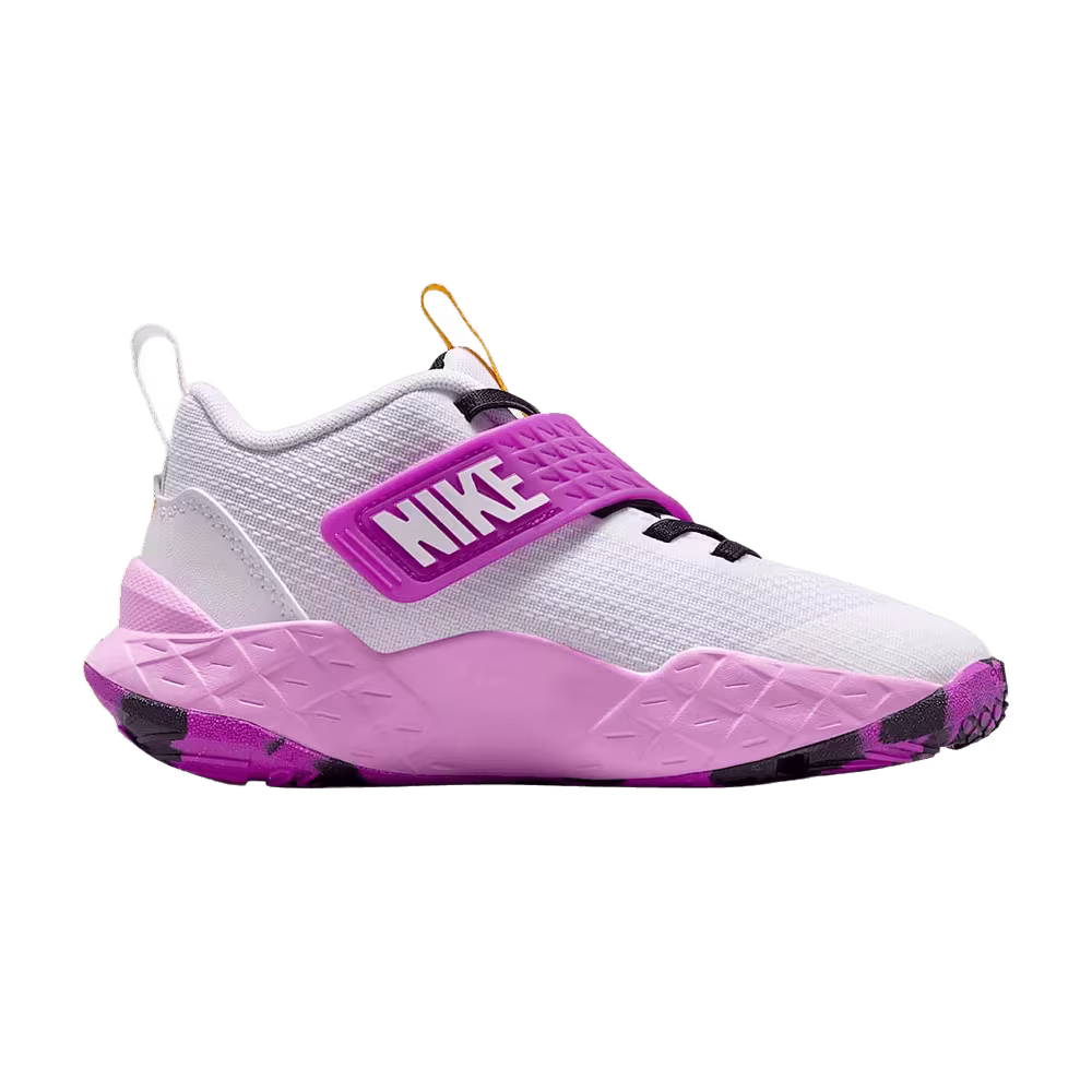 Nike Team Hustle D 12 PS White Vivid Purple