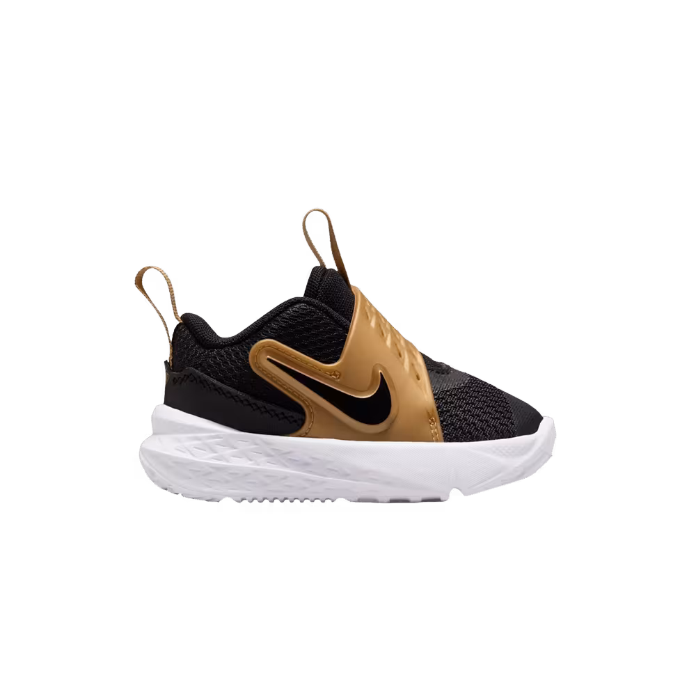 Nike Team Hustle D12 TD Black Metallic Gold
