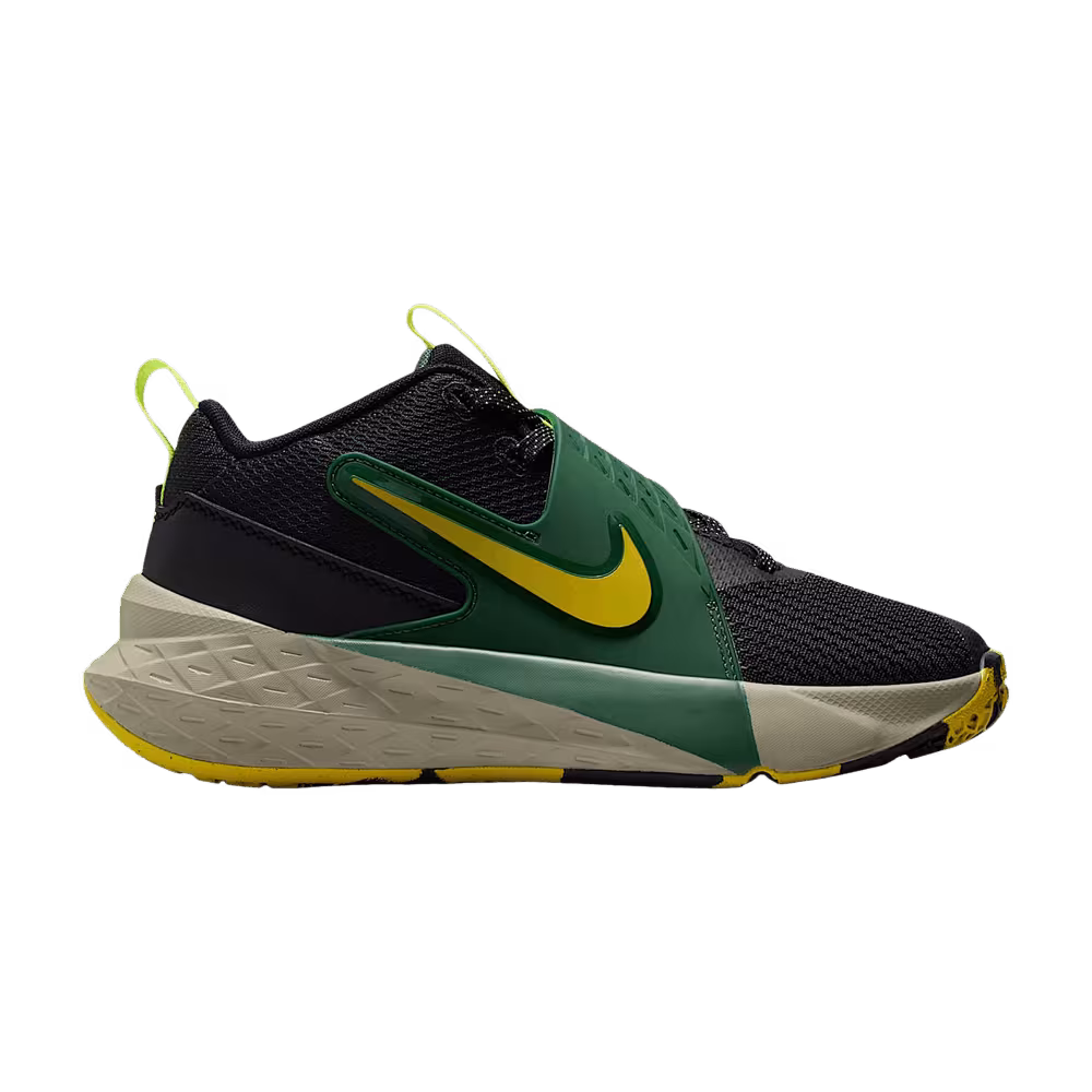 Nike Team Hustle D12 GS Black Fir Bright Citron