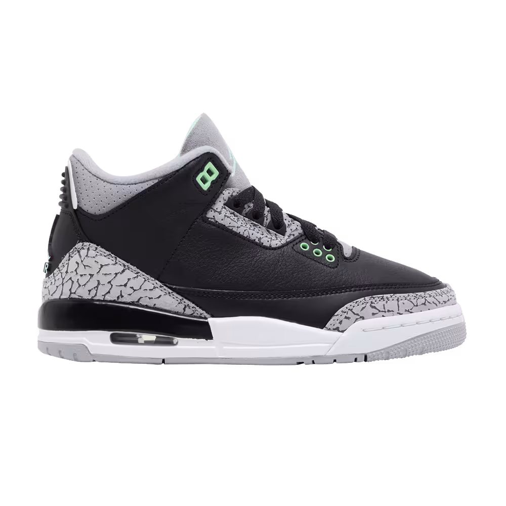 Air Jordan 3 GS Green Glow