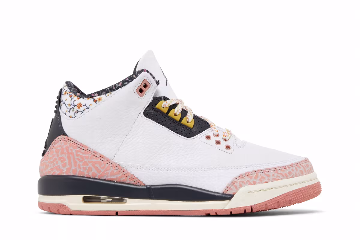 Air Jordan 3 GS Vintage Floral, view 2