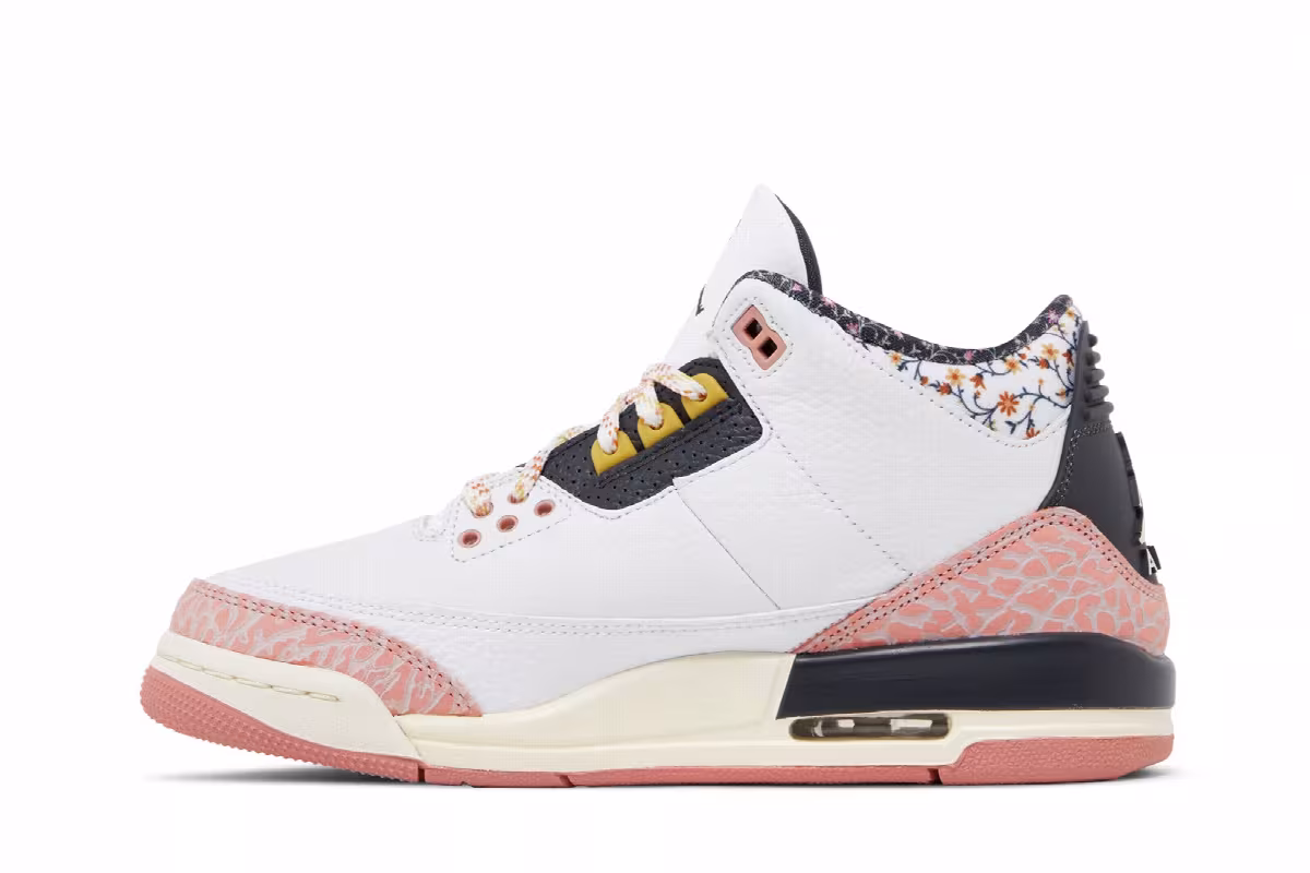 Air Jordan 3 GS Vintage Floral, view 4