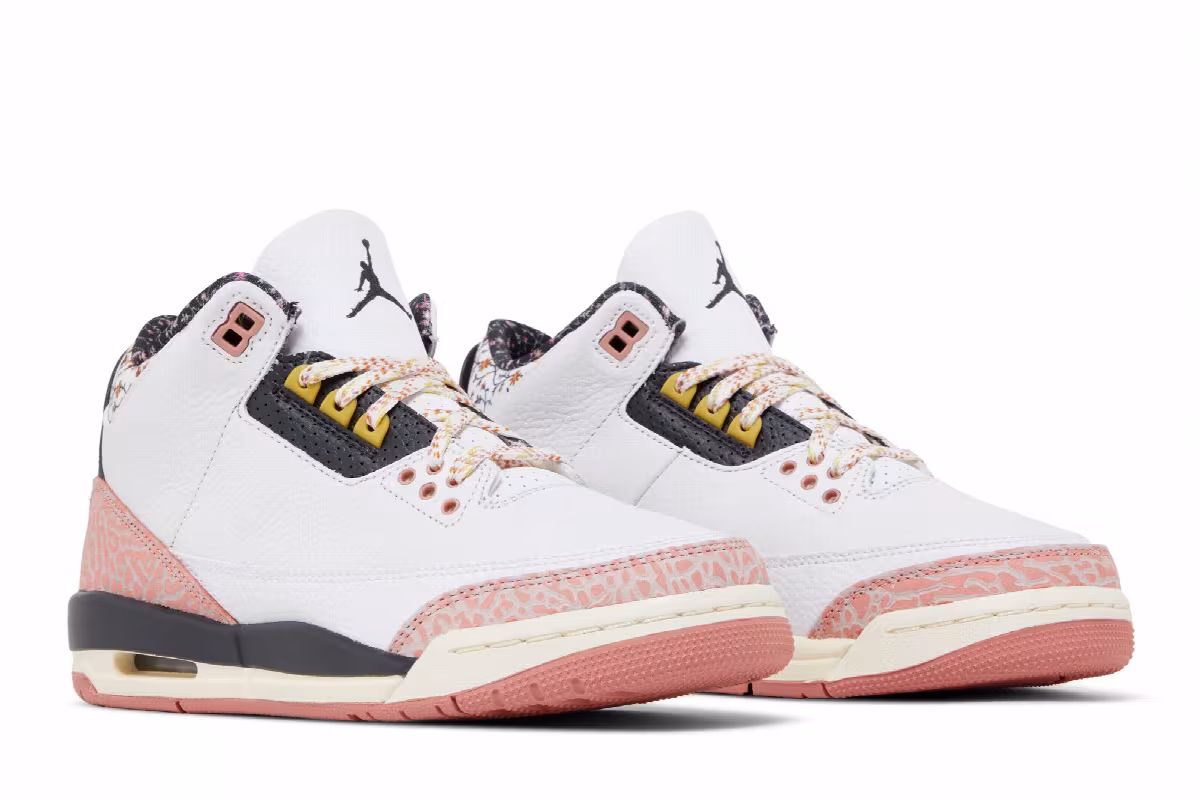 Air Jordan 3 GS Vintage Floral, view 9